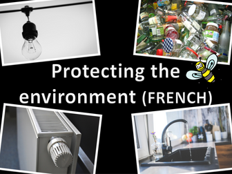 French Protecting the Environment - PowerPoints