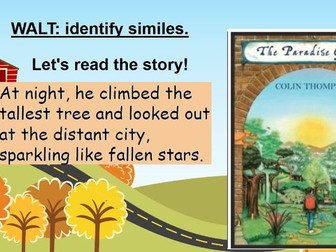 Description writing lessons - 1-3 (Paradise Garden)