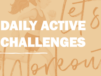 Get Active Daily Challenges for Physical Education Key Stage 3 KS3