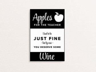 Teacher Appreciation - A6 Labels