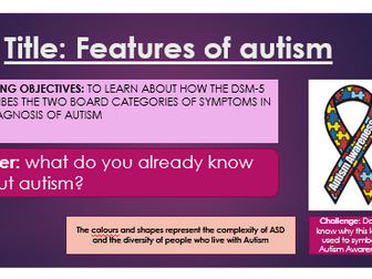 Features of Autism
