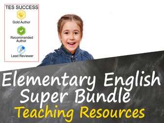 Elementary English  (ESL) School Bundle