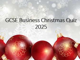 GCSE Business Christmas Quiz