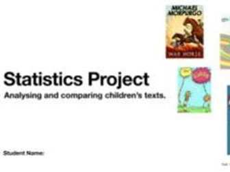 Statistics Project - Analysing Texts
