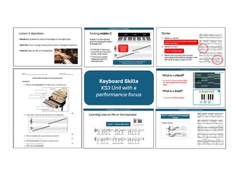 KS3 Music Keyboard Skills Unit