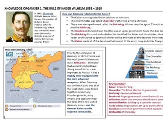 GCSE History AQA Germany 1890 - 1945 - Revision Guide - 19 pages long!
