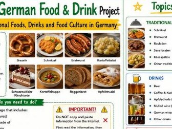 German Food and Drink Project