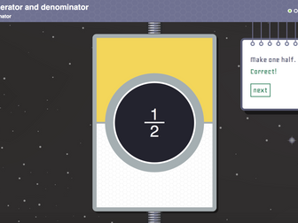 Making Fractions Interactive Activity - KS2 Number