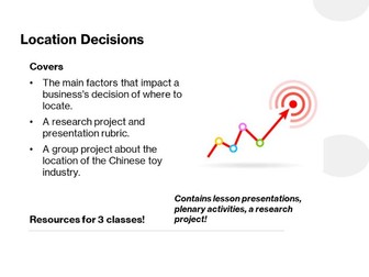 Business Studies - Location Decisions