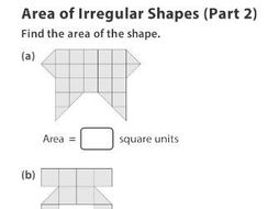 Area of Irregular Shapes (Part 2) | Teaching Resources