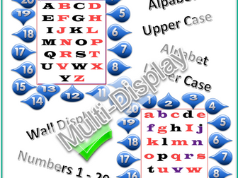 Alphabet and Number Display