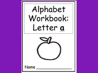 Alphabet Workbook Letter A