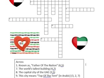 UAE Social Studies Consolidation Xword