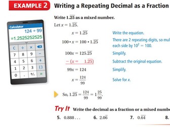 Topic: Rational and Irrational Numbers