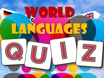 European Day of Languages: World Languages: Quiz