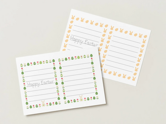 Easter Writing Frames EYFS KS1