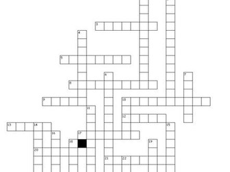 General Vocab Crossword