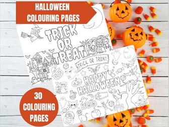 Halloween Colouring Pages