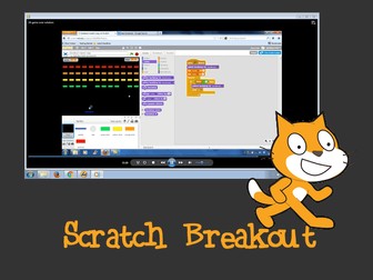 Making the classic breakout game using Scratch