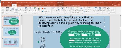 KS2 - Using rounding to estimate and check addition and subtraction calculations