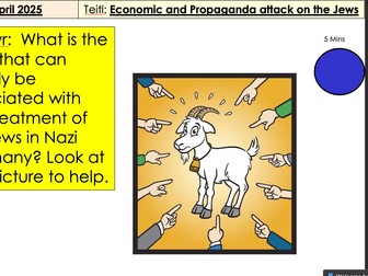 WJEC GCSE Germany in Transition - 3 lessons on the treatment of the Jews