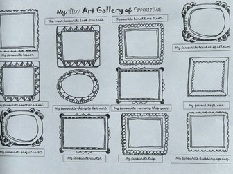 End of Year 'My Tiny Gallery of Favourites'