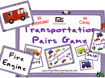 Transportation Pairs Game
