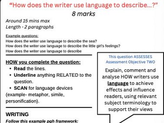 GCSE English - how to write an analysis paragraph (PEEL/PEE)