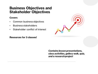 Business Studies - Business Objectives and Stakeholders