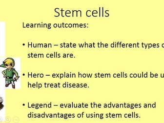 NEW AQA (8461) Stem Cells - Biology Trilogy