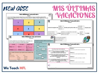 New GCSE - Mis Últimas Vacaciones Complete Unit Pack