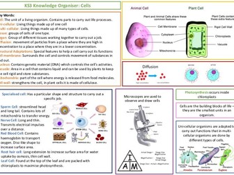 KS3 AQA Knowledge Organiser - Cells