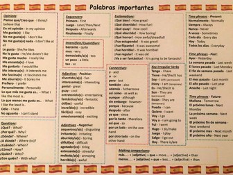 Spanish Writing MAT