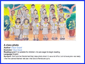 Can You Spot It? Class Photo - Level 1 Reading