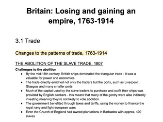 A-Level Edexcel History Paper 1/2/3 condensed notes