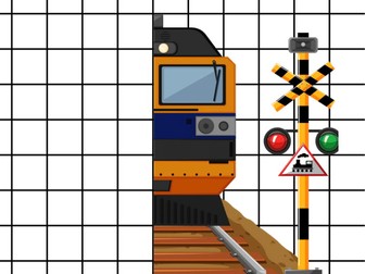 Industrial Revolution steam train drawing task.