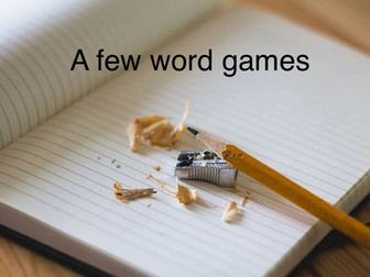 Word games