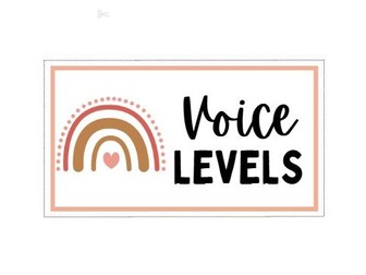 Voice/Noise Level Display