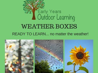 EYFS  outdoor  weather related activities
