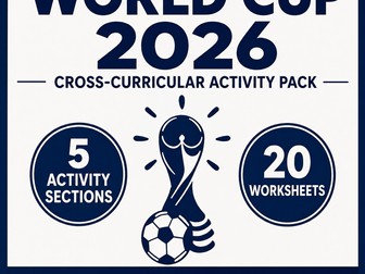 World Cup 2026 Cross-Curricular Activity Pack | Maths, Geography & English