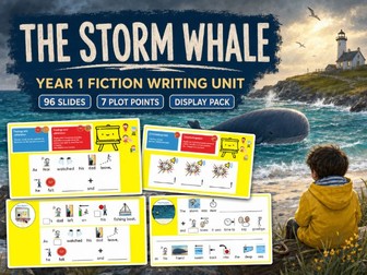 The Storm Whale Year 1 Writing Unit (TWS)