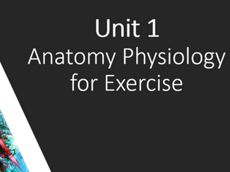 NCFE Diploma in Gym Instructing and Personal Training. Unit 1 Anatomy and physiology for exercise