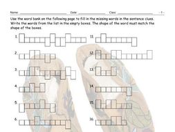 Art Forms Word Shapes