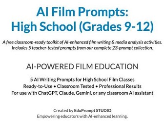 Free AI Film Prompts Sample