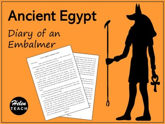 Ancient Egypt | Mummy Embalmer's Diary Example