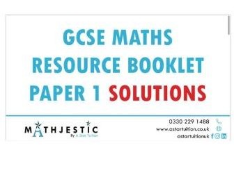 SOLUTIONS Maths GCSE 2022 Revision Booklet