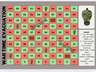 WW2 Evacuation Board Game