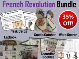 French Revolution Task Cards and Activities Bundle