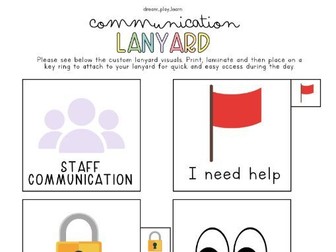 Communication Lanyard Staff Communication