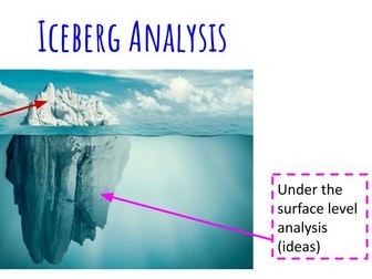 English Language Analysis Resource - Iceberg Analysis